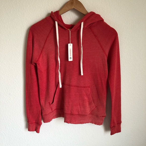 Sundry Tops - NWT Sundry distressed hoodie sweatshirt